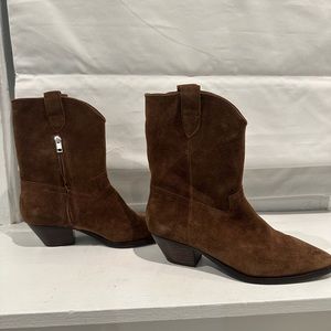 Brown Ash Low cowboy boots